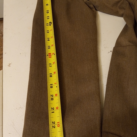 DOLCI Mondo Fine Wool Blazer Jacket Double Breast 1-Button Sand/Stone Brown L/44 - Picture 11 of 11